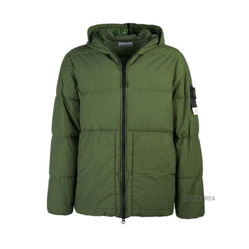 STONE ISLAND メンズワッペンパッチフードパディングジャケット V0058 38459596