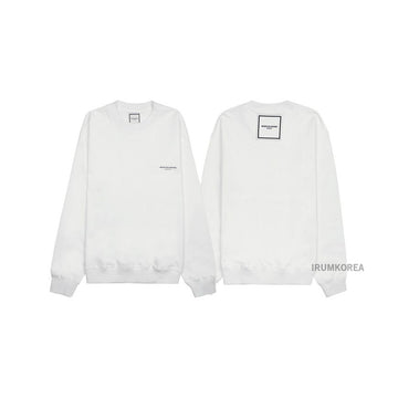 Wooyoungmi Men's Box Logo Crewneck Sweatshirt W223TS21 718W 43356611