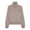 AMI Damen Small Heart Logo Rollkragenpullover FKS411 KN0025 265 59914525 [P]
