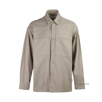 AMI 刺繍ロゴ メンズ オーバーシャツ HSH301 221 250 47306120