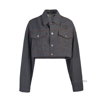 Miu Miu Womens Wool Blouson Jacket ML916 1XMY F0480 48459916