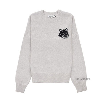 Maison Kitsune Women's Fox Head Logo Knit 73538846