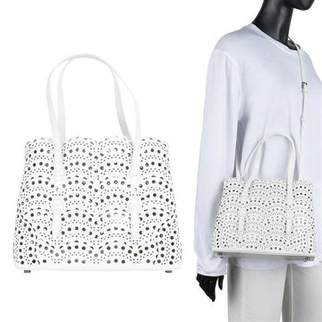 ALAIA Biens Wave Lux Tote Bag C0A44 010 125680514