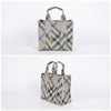 BURBERRY Mini Check Strick Tote Bag 8090404 B8629 125680638 [P]