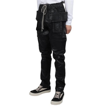 RICK OWENS スティッチカーゴドローストリングパンツ ダークシャドウ 09 125680698