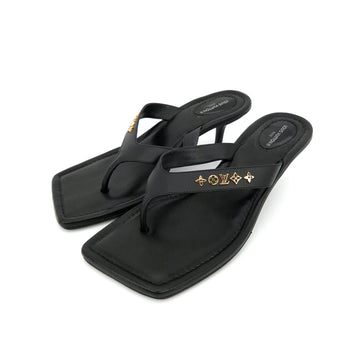 LOUIS VUITTON Schwarze Hausschuhe Sandalen 125697888