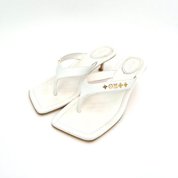 LOUIS VUITTON Weißer Pantoletten-Sandalen 36 (230mm) 125698177