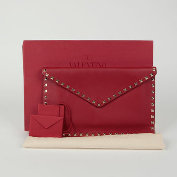 VALENTINO QW0P0P56 ロックスタッド エンベロープ クラッチバッグ 125238524