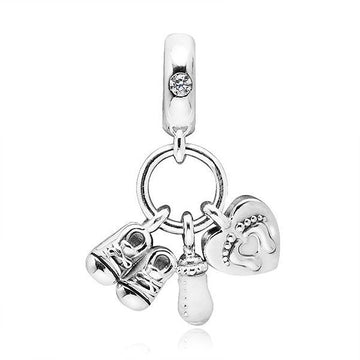 PANDORA My Little Baby Anhänger und Dangle Silber Charm 798106CZ 37516152