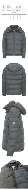 Moncler MONTGENEVRE Hooded Wool Down Jacket Grey 40338 05 54272 940 125719804 [P]