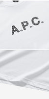 APC COEIO H26347 TAG WHITE/BLACK Men's Short Sleeve T-Shirt 78710180 [P]