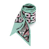 Prada Printed Silk Twill Skinny Scarf 125785389 [P]