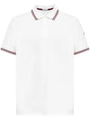 Moncler Striped Trim Polo Shirt 8A00007 125645678 [P]