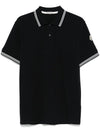 Moncler Striped Trim Polo Shirt 8A00007 125645678 [P]