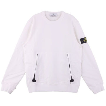 STONE ISLAND Kinder Wappen Zipper Pocket Sweatshirt V0001 33419330