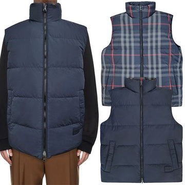 BURBERRY リバーシブルパディングベスト 8091097 A1222 125829360