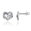 PANDORA Sparkling Infinity Heart Ohrringe Silber 292667C01 58651334 [P]