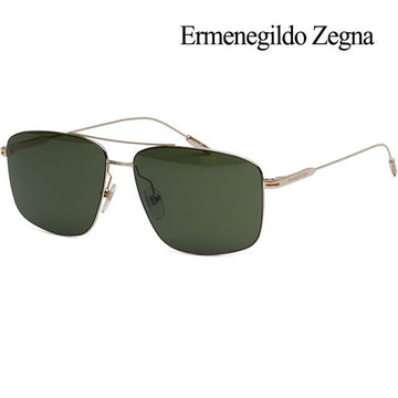 ZEGNA EZ0188D 28N サングラス メタルテ アジアンフィット ゴールドフレーム オーバーサイズ ボーイング 125835645