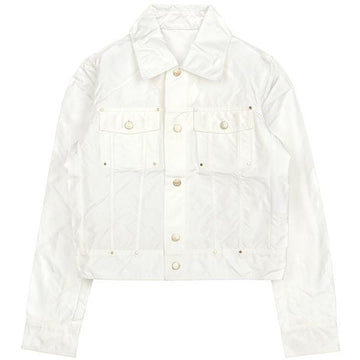 KANGHYUK Off-White Airbag Stud Trucker Jacke RMA23SSJK012 66682815