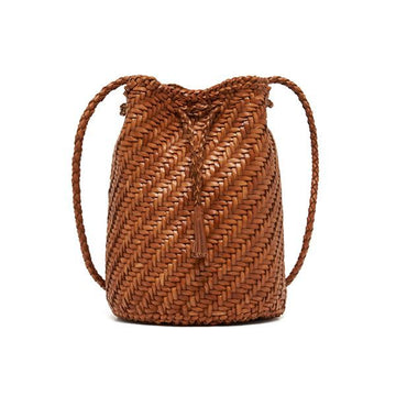 Dragon Diffusion 8838 TAN Women's Bucket Bag 114395018