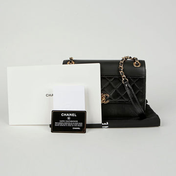 CHANEL AS0949 Coco Roll Block Flap Chain Shoulder Crossbody Bag 125361170