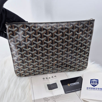 Goyard Senna Clutch MM Black 125874366
