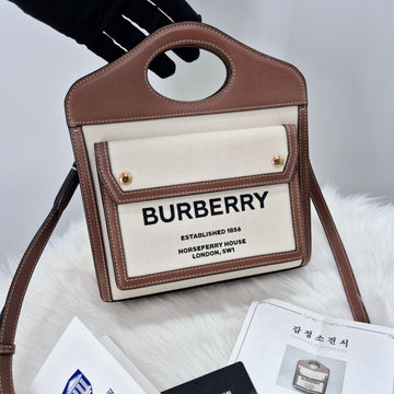 Burberry Mini Canvas Pocket Women's Crossbody Bag (8039361) 125875100