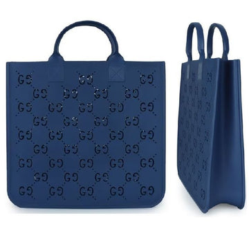 GUCCI GG Gummi-Muster Tote Bag Navy 679365 JFO00 4236 125878252