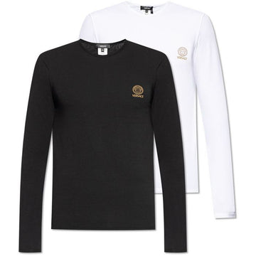 Versace Men's 2-Piece Long Sleeve Under T-Shirt Set 126231001