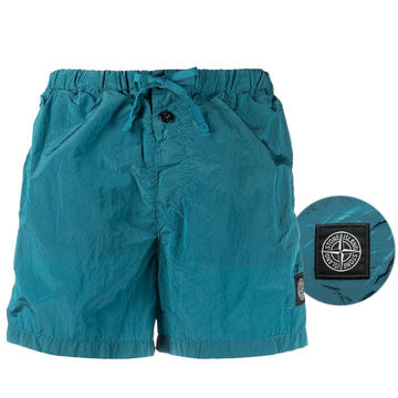 STONE ISLAND Nylon Schwimmshorts mit Logo-Patch 7415B0643 V0042 159175330 [P]