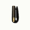 SAINT LAURENT Matelassé Compact Zip Around Wallet 126403030 [P]