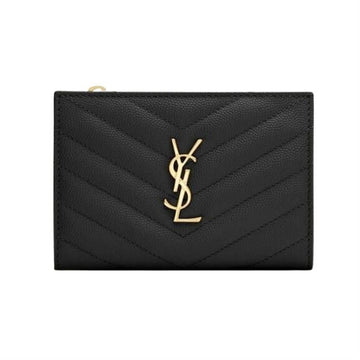 SAINT LAURENT カサンドル マトラッセ 2段ジッパー財布 668287BOW011000 126403040