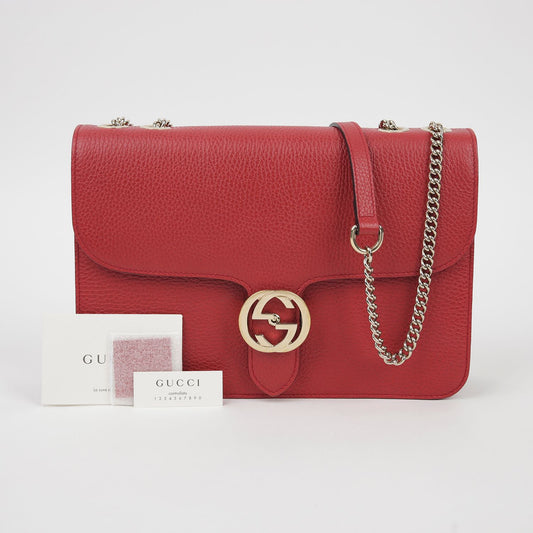 Gucci Interlocking Medium Chain Shoulder Bag 510303 125446947 [P]