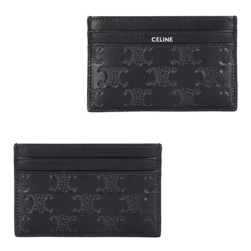 CELINE トリオペ エンボス カードホルダー 38SI 10N763FQD 126537371
