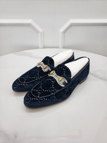 Gucci Men's GG Velvet Jordaan Loafer 430088 8 126543040