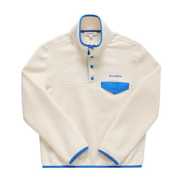 SPORTY & RICH QZ741CR CREAM/OCEAN ユニセックス トレーナー 45717611