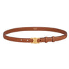 Celine Small Triomphe Belt Natural Calfskin Tan 45AX63A78.04LU 75481819 [P]