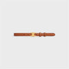 Celine Small Triomphe Belt Natural Calfskin Tan 45AX63A78.04LU 75481819 [P]