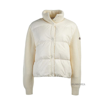 Moncler High Neck Patch Logo Padded Jacket 126653178