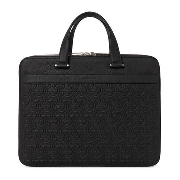 Salvatore Ferragamo Men's Briefcase 24 1364 NERO 0763369 76938280