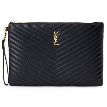Saint Laurent Monogram Matelassé Women's Clutch 440222 CWU01 1000 27385409
