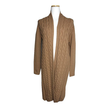 MaxMara Light Brown Wool Cashmere Knit Long Cardigan 44 55 126687023