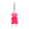 Crystal Haze Jewelry Nostalgia Bear-Cosmopolitan-Pave Connector Silver 59655672 [P]