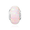 PANDORA Opalescent Pink Murano Silber Charm 791691C03 71928477 [P]