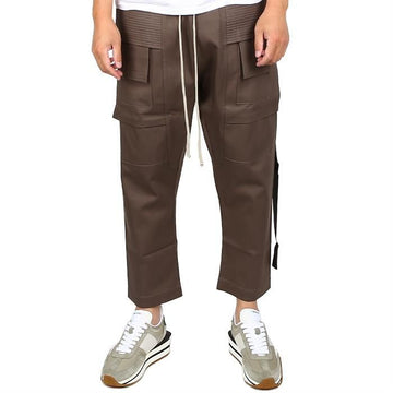 RICK OWENS ダークシャドウ DU02B4371 TW 34 クロップ カーゴパンツ 64234293