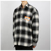 VETEMENTS ホワイトチェック名札チェックシャツ 58846055 [P]