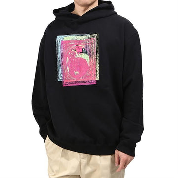 Maison Margiela S50GU0164 S25503 900 Stamp Logo Hoodie 67121643
