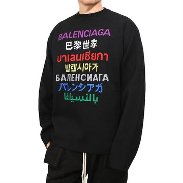 BALENCIAGA Logo Crewneck Pullover 60387062