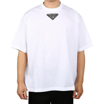 Prada Logo Patch Short Sleeve T-Shirt 46671094