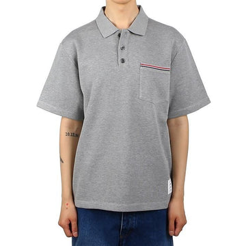 Thom Browne MJP171A J0029 055 Polo Short Sleeve Shirt 47886558